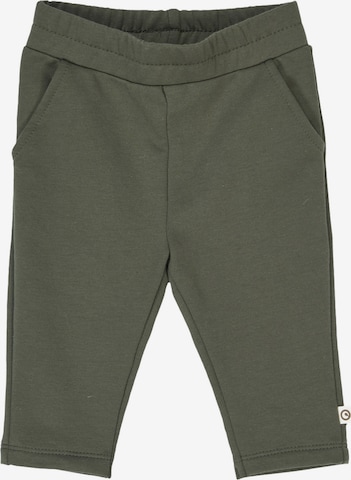 Müsli by GREEN COTTON - Loosefit Calças em verde: frente