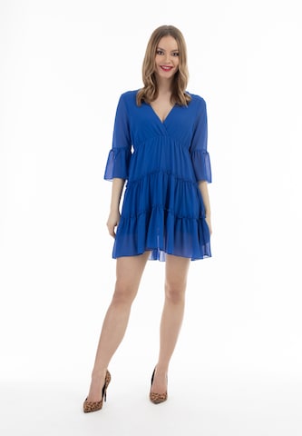 faina Dress in Blue