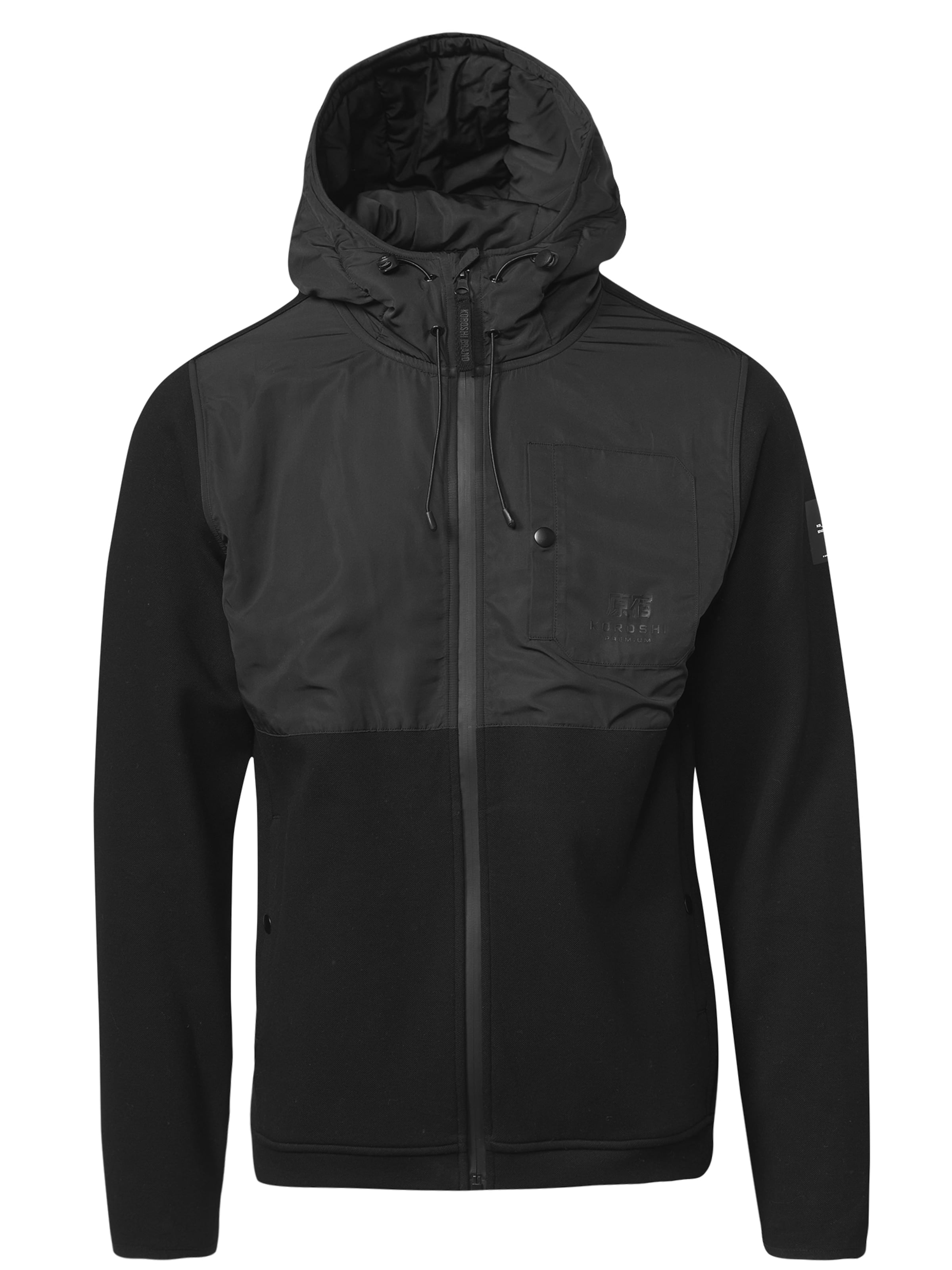 KOROSHI - Sudadera en negro: frente