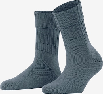 FALKE Socken 'Striggings Rib' in Blau: Vorderseite
