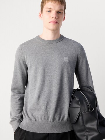 BOSS Sweater 'Kanovano_S' in Grey