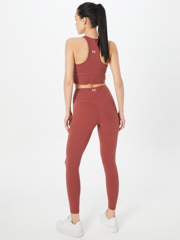 KUUNO Skinny Workout Pants in Red