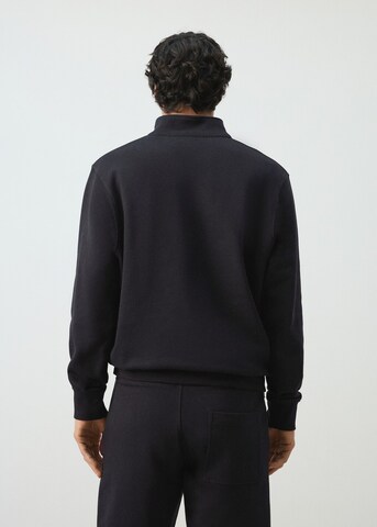 MANGO MAN Sweatshirt 'Winne' in Black