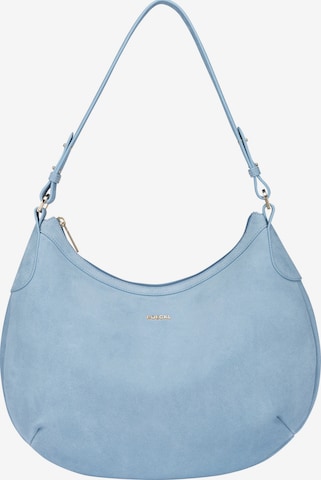 Sac bandoulière 'LIBERTY SCHULTERTASCHE NUBUK MEDIUM' Roeckl en bleu : devant