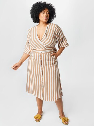 Guido Maria Kretschmer Curvy - Blusa 'Clara' em castanho