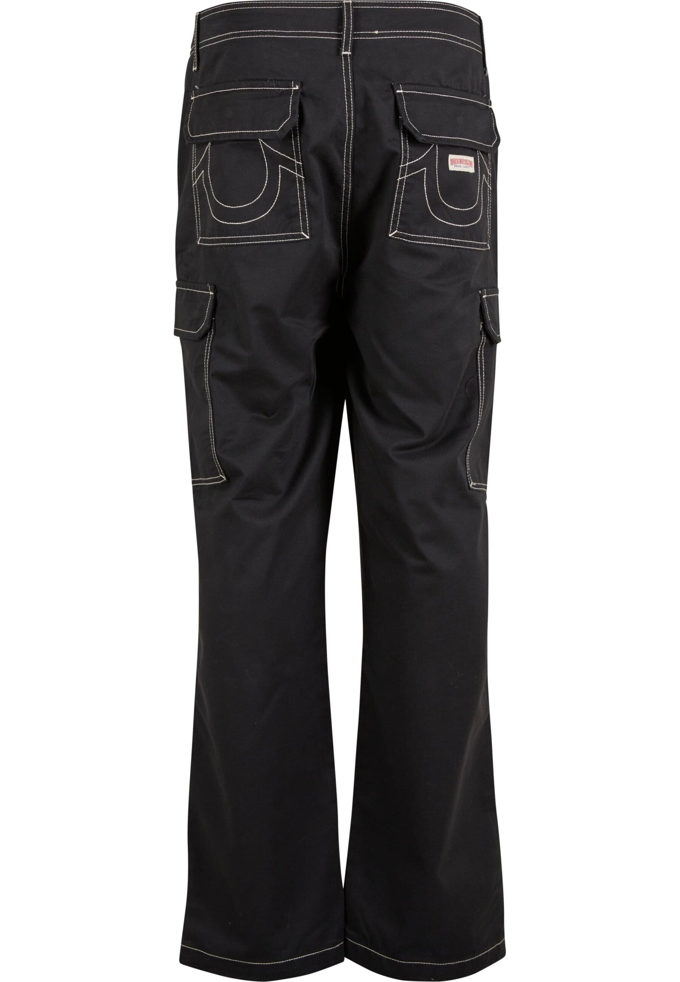 True Religion Loose fit Cargo trousers in Black