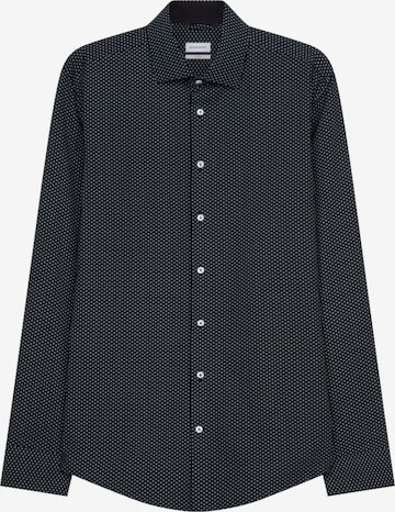 SEIDENSTICKER Slim fit Business Shirt 'X-Slim' in Grey: front