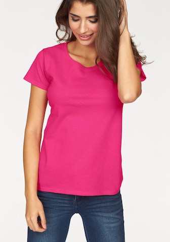 FRUIT OF THE LOOM Shirt in Pink