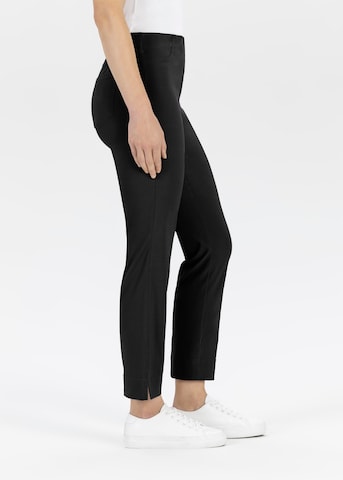 STEHMANN Slimfit Stehmann Stoffhose in Schwarz