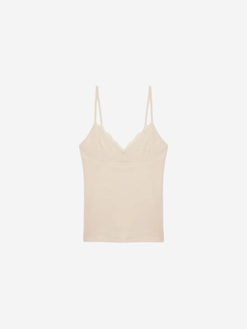 Dilvin Top in Beige: voorkant