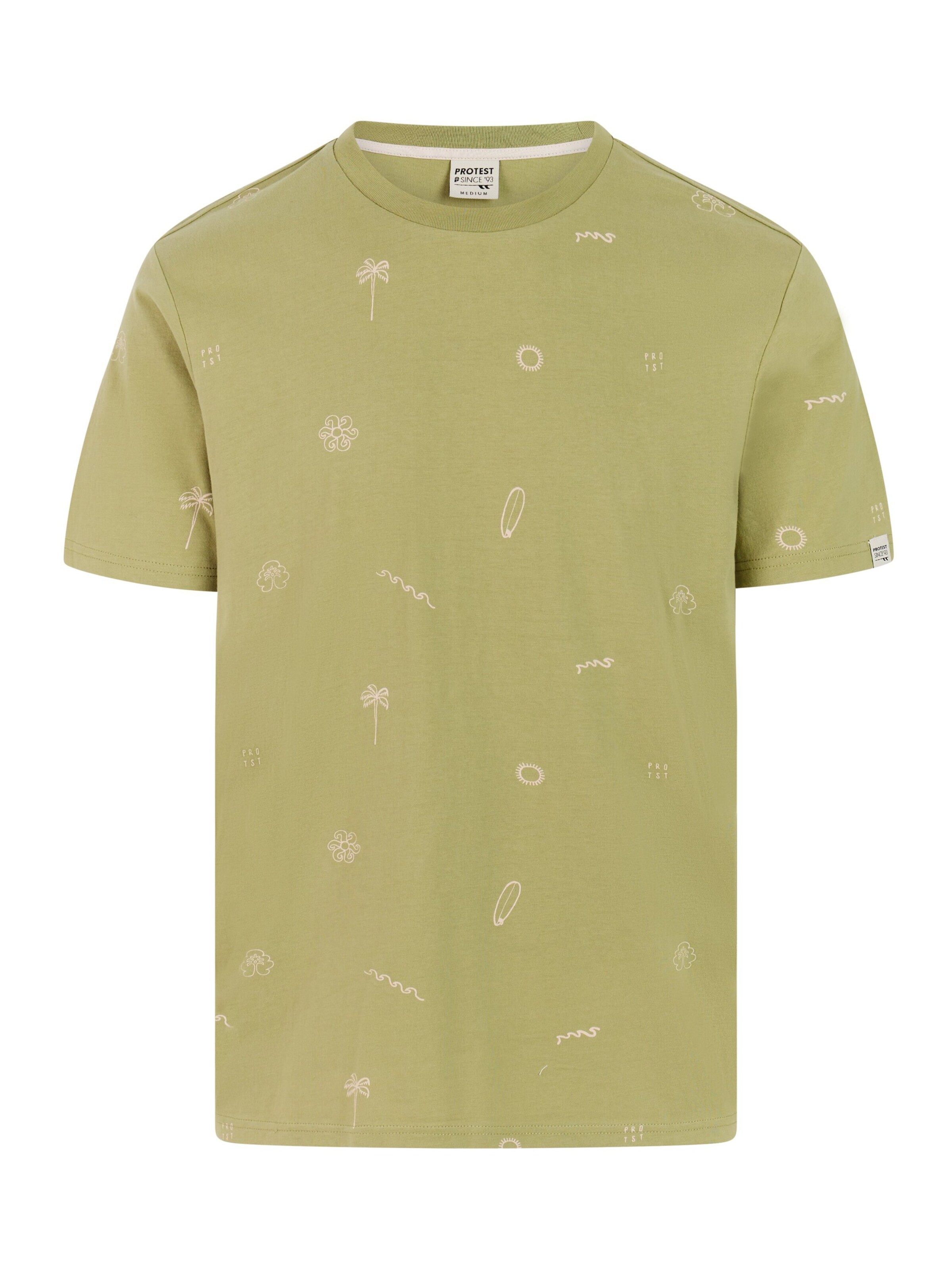 PROTEST Shirt 'PRTKeely' in Green: front