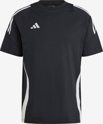 T-Shirt fonctionnel 'Tiro 24' ADIDAS PERFORMANCE en noir : devant