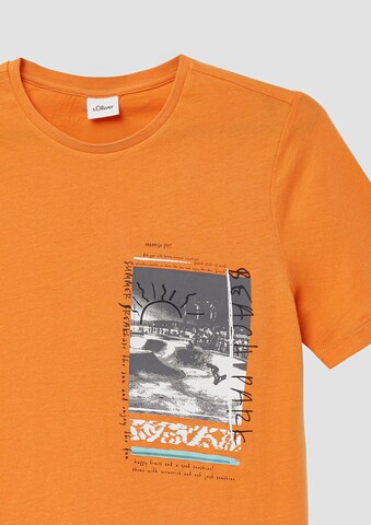 s.Oliver Shirt in Oranje