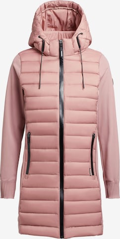 khujo Winter Jacket 'Mite' in Pink: front