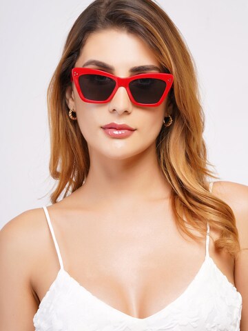AVANT-GARDE PARIS Sonnenbrille 'Cat Eye Philothea' in Rot