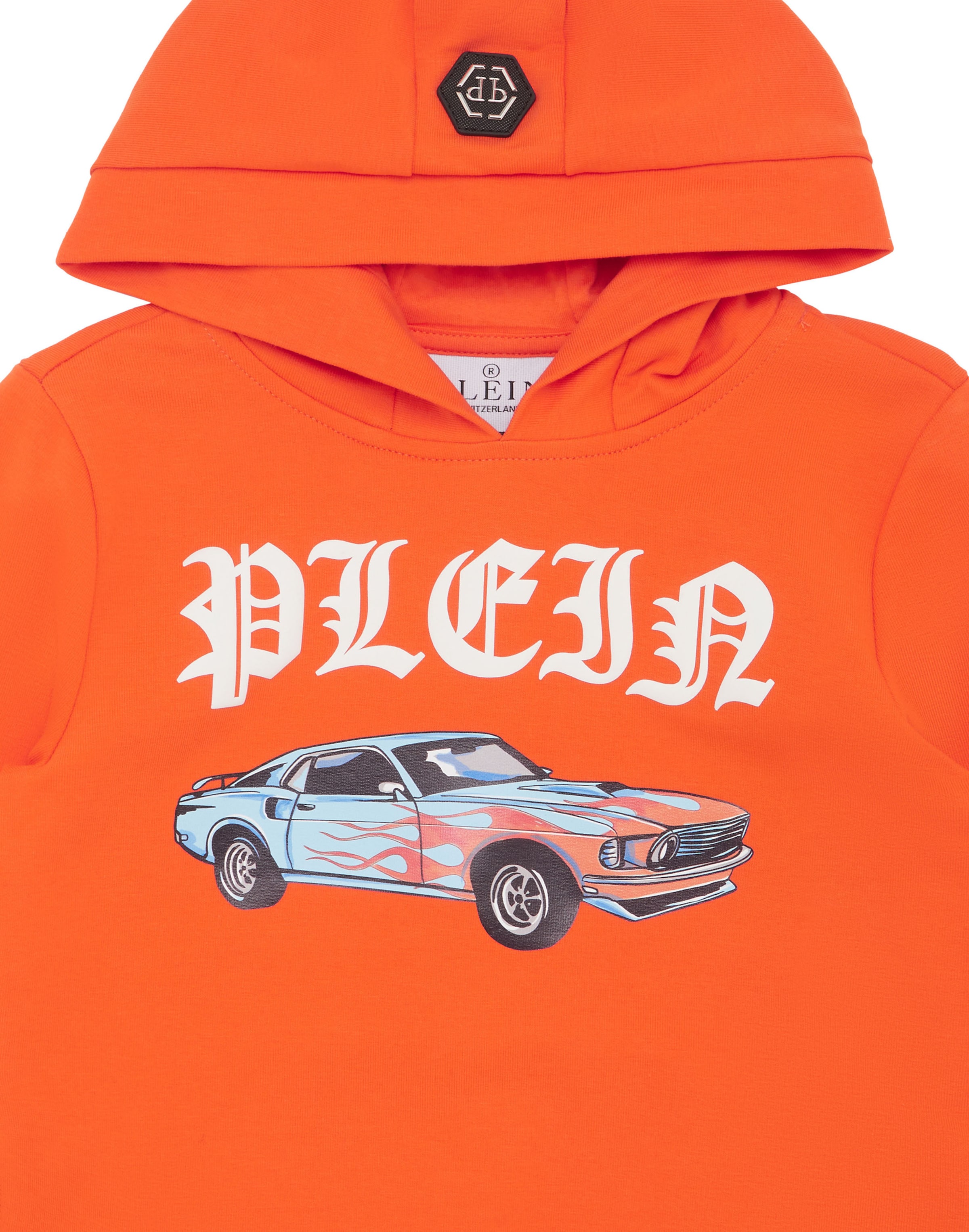 Felpa 'Racing' di Philipp Plein in arancione
