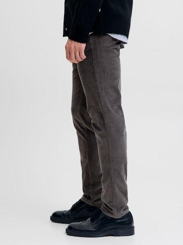 JACK & JONES Slim fit Chino trousers 'JPSTMarco' in Grey