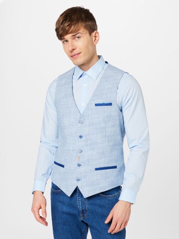 Gilet de costume A Fish named Fred en bleu : devant