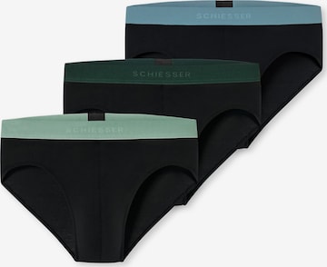 SCHIESSER Slip in Black: front