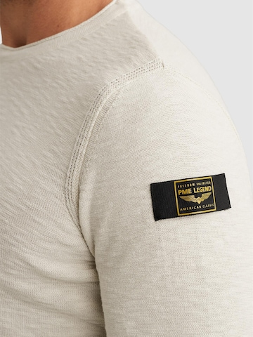 Pull-over 'PME LEGEND - Pullover with badge and contrast detail' PME Legend en beige