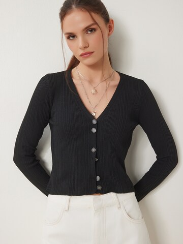 Happiness İstanbul Kardigán - Čierna