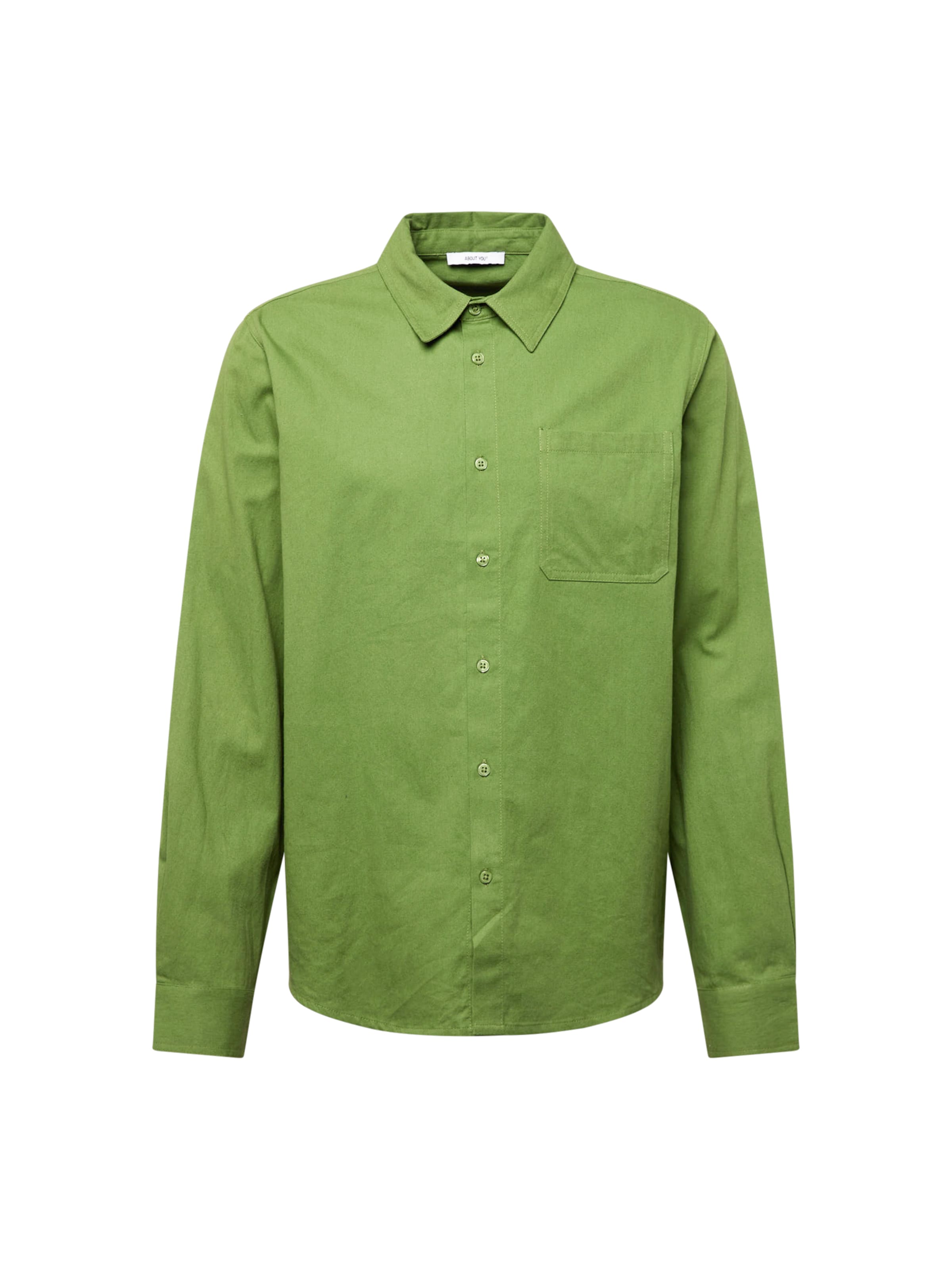 ABOUT YOU Средняя посадка Рубашка 'Georg' в Зеленый: спереди