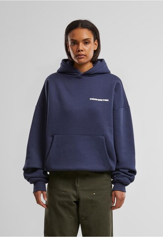 Felpa di Prohibited in blu