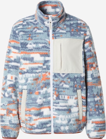 Iriedaily Fleece Jacket 'Arkta' in Blue: front