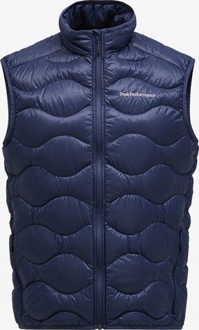 PEAK PERFORMANCE Bodywarmer in Blauw: voorkant