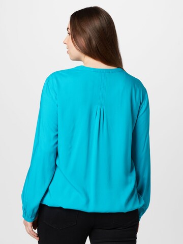 Tom Tailor Women + Bluse in Blau