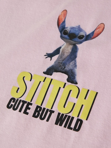 NAME IT Shirt 'NKFJYNIN STITCH' in Pink