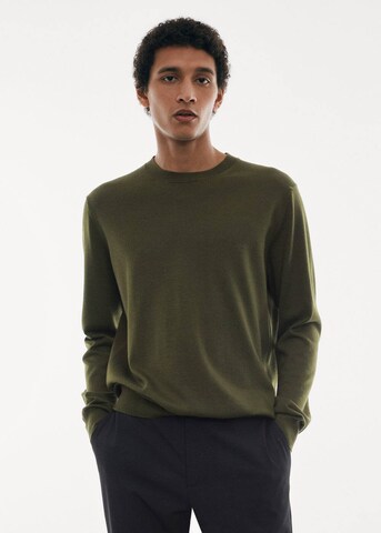 MANGO MAN Sweater 'Willy' in Green: front