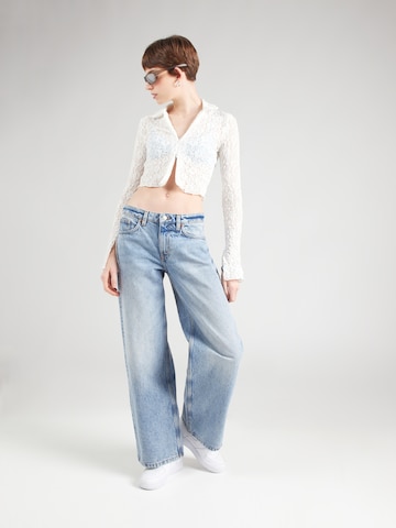 Wide Leg Jean 'Imoo' WEEKDAY en bleu