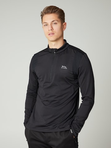 PROTEST Athletic Sweatshirt 'PRTSTRAYED' in Black: front