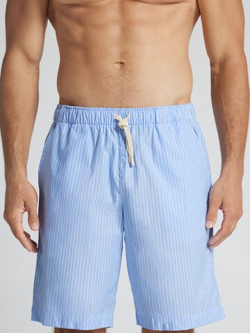 IUMAN Intimissimi Regular Pants in Blue: front