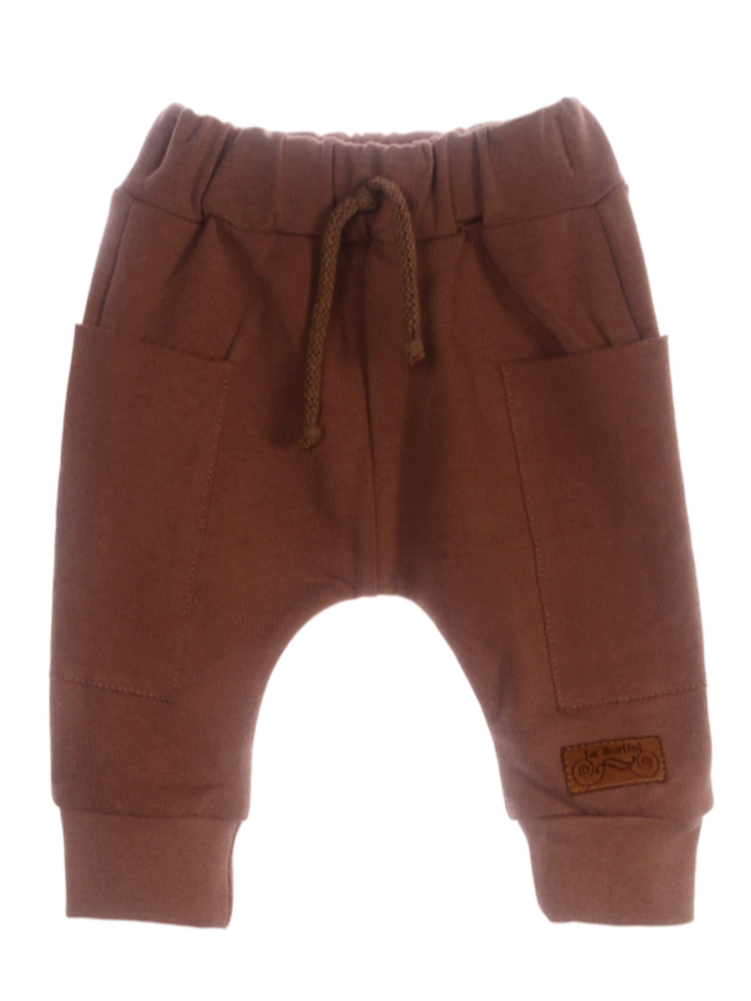 La Bortini Regular Pants in Brown: front