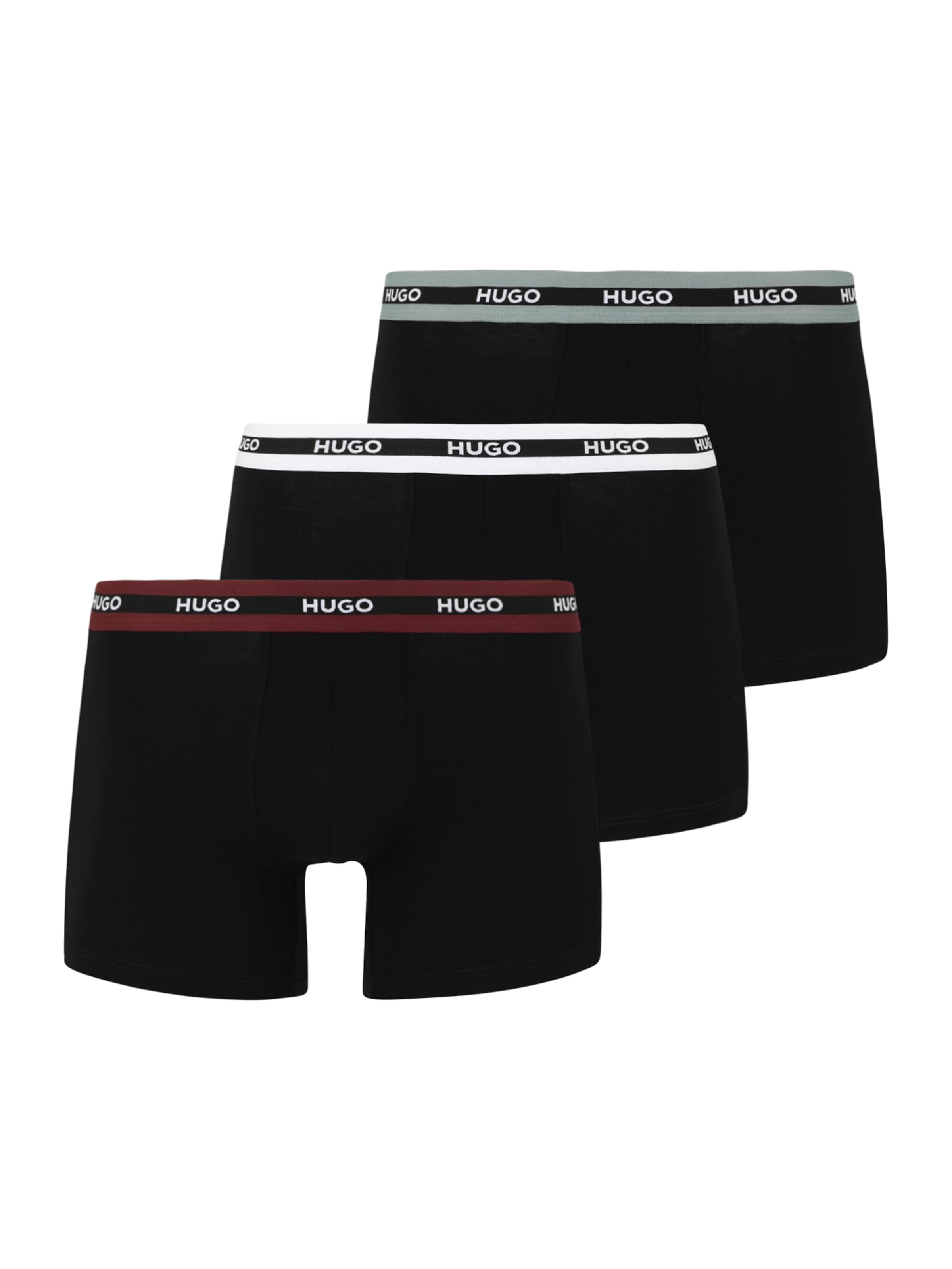 juoda HUGO Boxer trumpikės 'PLANET': priekis