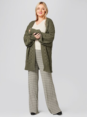 A LOT LESS Knit Cardigan 'Sina' in Green