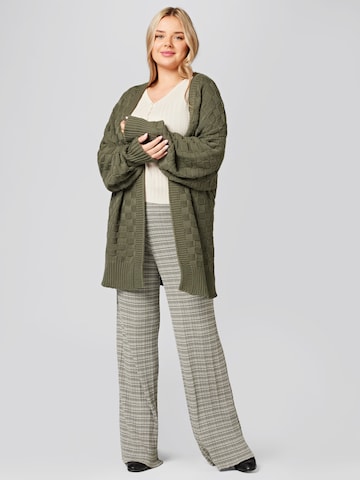 A LOT LESS Knit Cardigan 'Sina' in Green