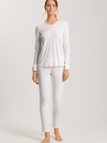 Hanro Pyjama 'Virginia' in Weiß
