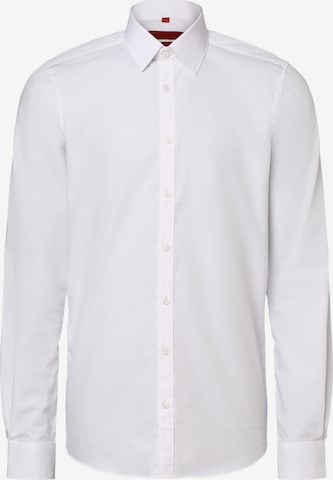 Finshley & Harding Slim fit Business Shirt in White: front