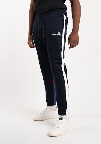 Sergio Tacchini Tapered Trainingshose 'NEST' in Blau