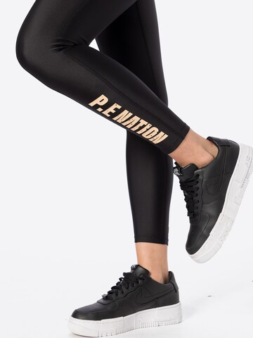 P.E Nation Skinny Leggings 'DIRECTION' in Schwarz