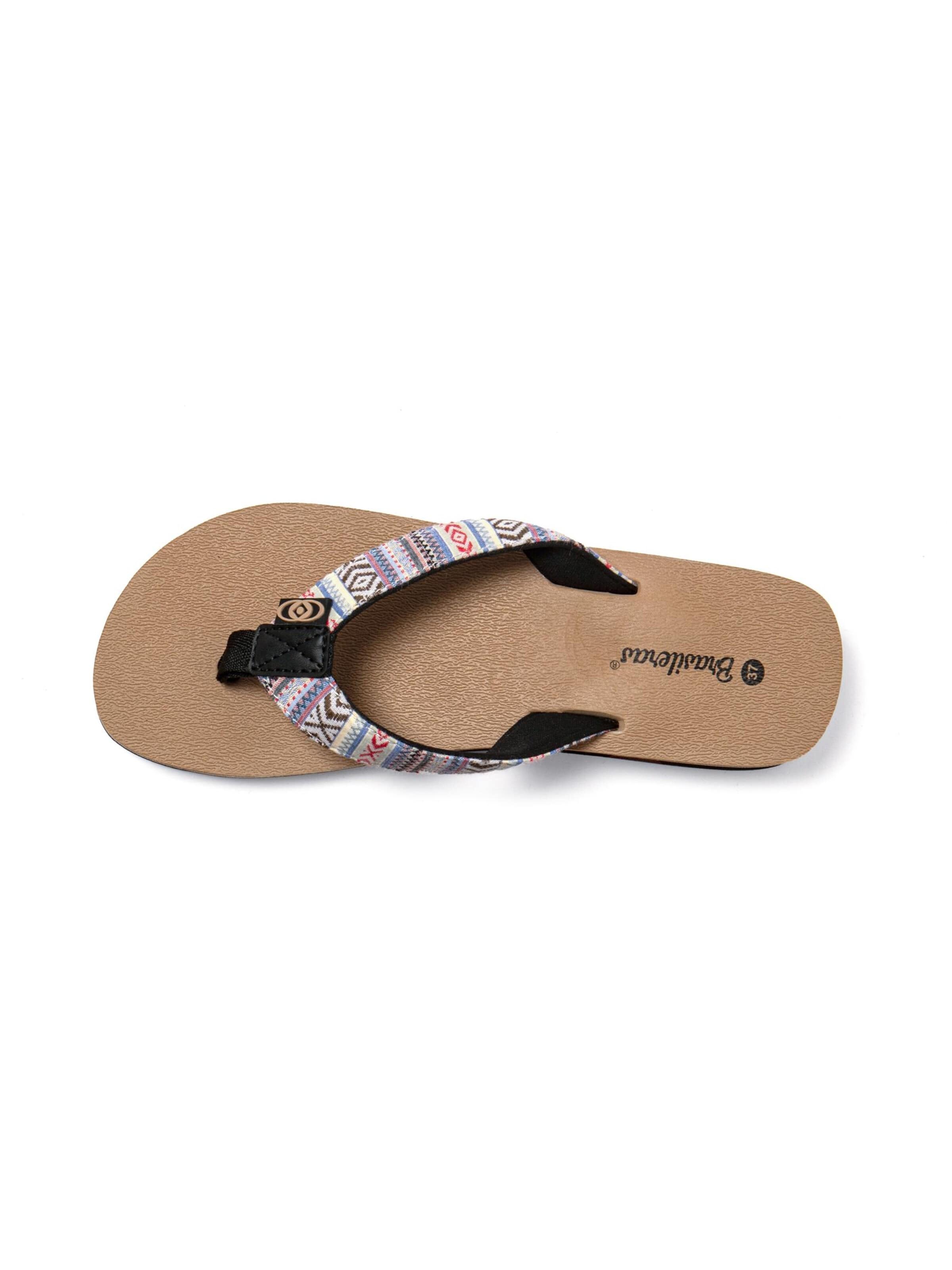 Brasileras Teenslipper 'Maya' in Beige