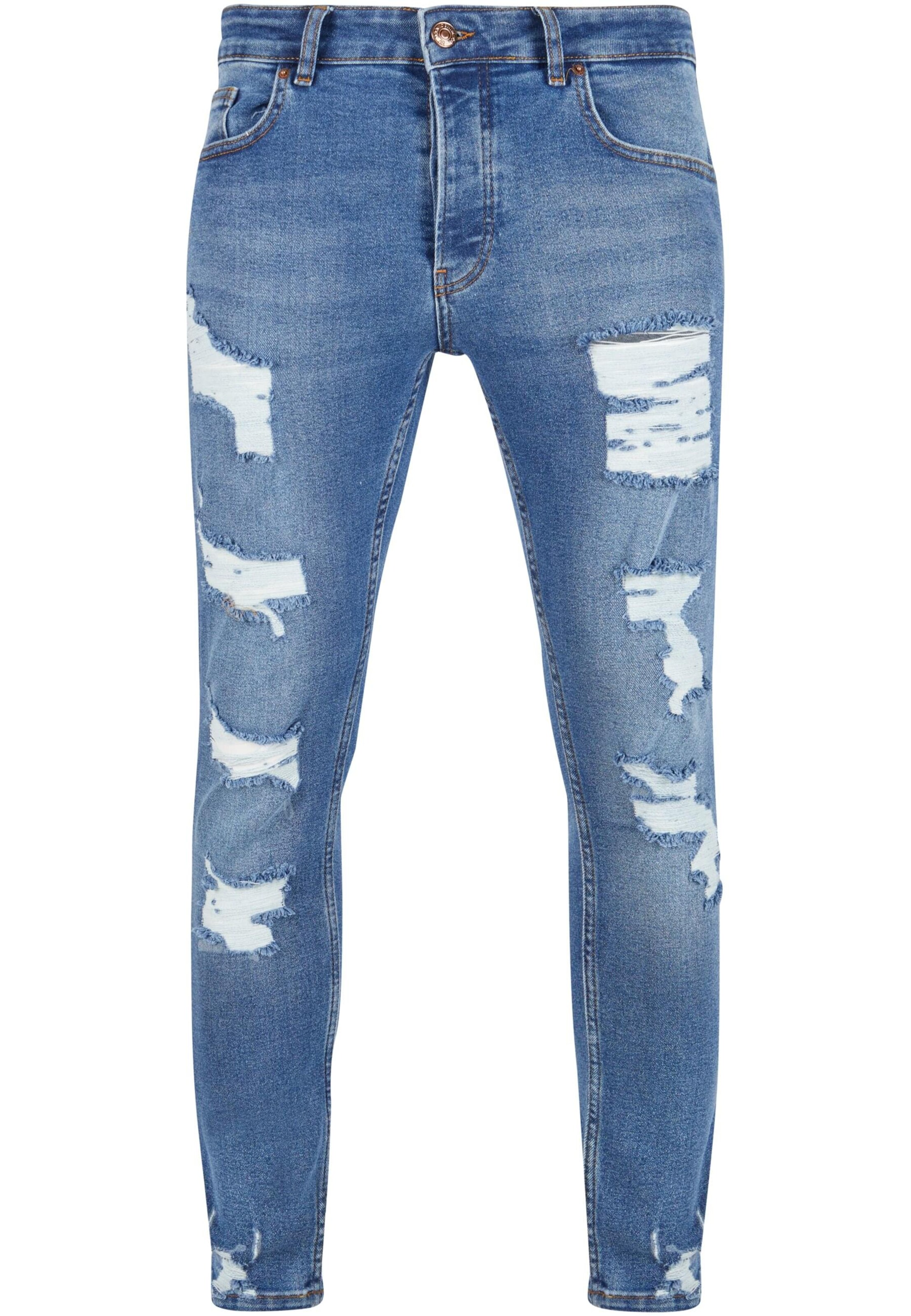 2Y Premium Skinny Jeans in Blue: front
