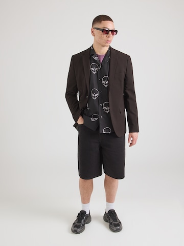 HUGO Comfort fit Overhemd 'Eligino' in Zwart