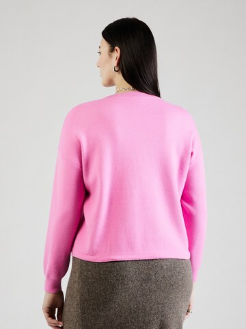 ONLY Carmakoma Sweater 'CARSUMMER' in Pink