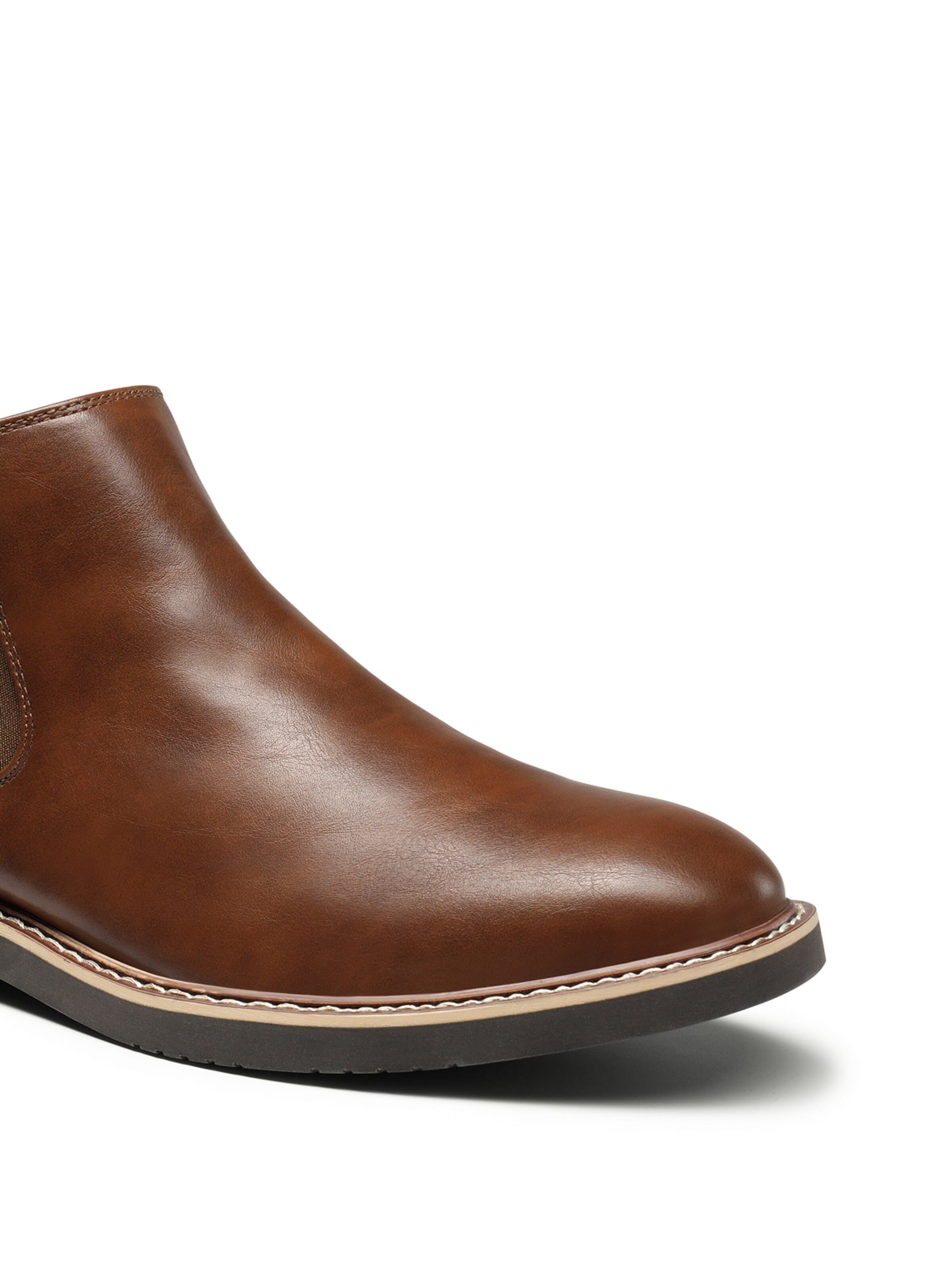 Bruno Marc Chelsea Boots in Brown