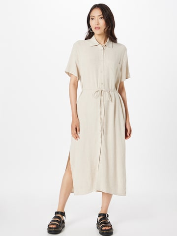 WEEKDAY Shirt Dress 'Cori' in Beige: front