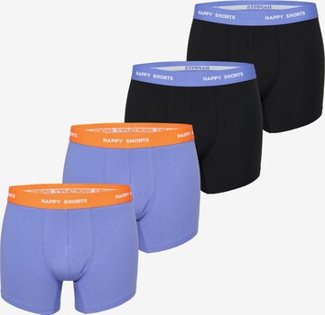 Boxers Happy Shorts en violet : devant